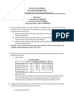 Tugas 4 - Kelompok 2 - Analisis Inferensial