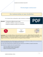 La Restauration Et Son Évolution