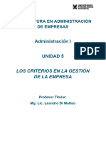 LAE - Administración I - Unidad 5 v.02