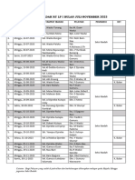 Jadwal Ibadah RT LP I Bulan Juli