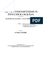 Az Antisemitismus Psychologiaja