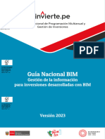 Guía Nacional BIM - Gestión de La Información Para Inversiones Desarrolladas Con BIM