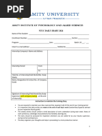 Internship Logbook Template | PDF | Internship | Job Hunting