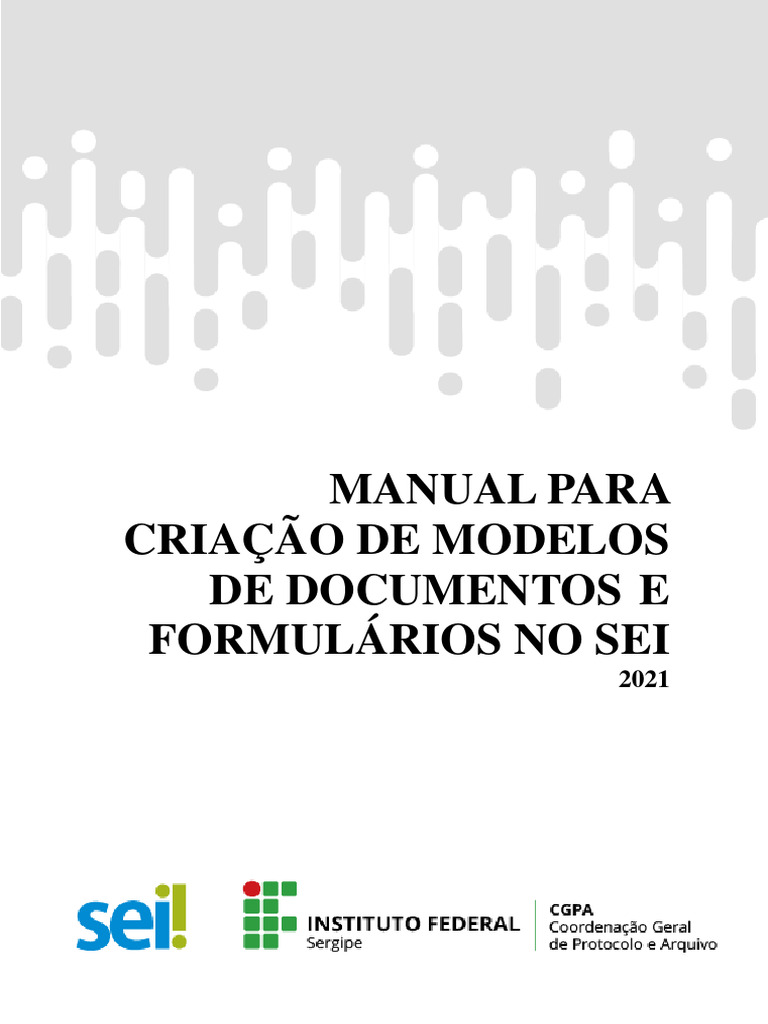 Criação de Modelos no SEI: Manual Prático | PDF | Informação | Html