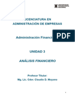 Administración Financiera I - Unidad 3