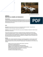 DTB310 Assessment 1 Individual Assessment Exemplar Design Research