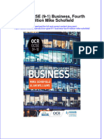 Ebook Ocr Gcse 9 1 Business Fourth Edition Mike Schofield Online PDF All Chapter