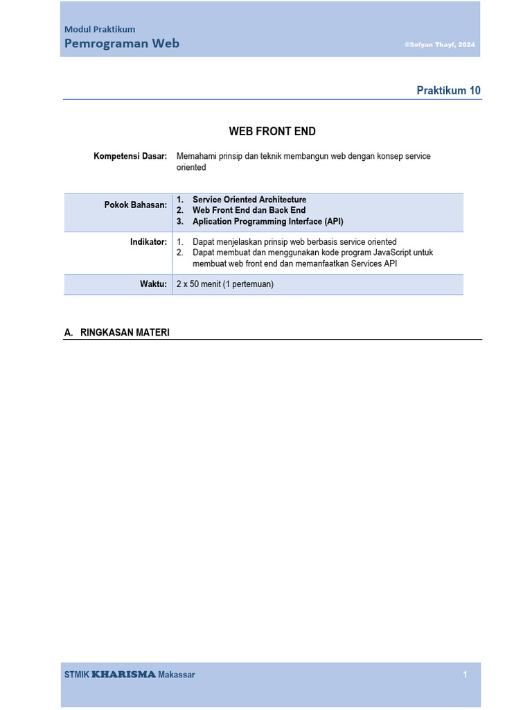 Praktikum 10 Web Frontend Pdf