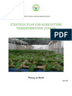 PSTA4 Rwanda Strategic Plan For Agriculture Transformation 2018