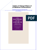 On The Formation of Clergy Fathers of The Church Medieval Continuations Online Ebook Texxtbook Full Chapter PDF