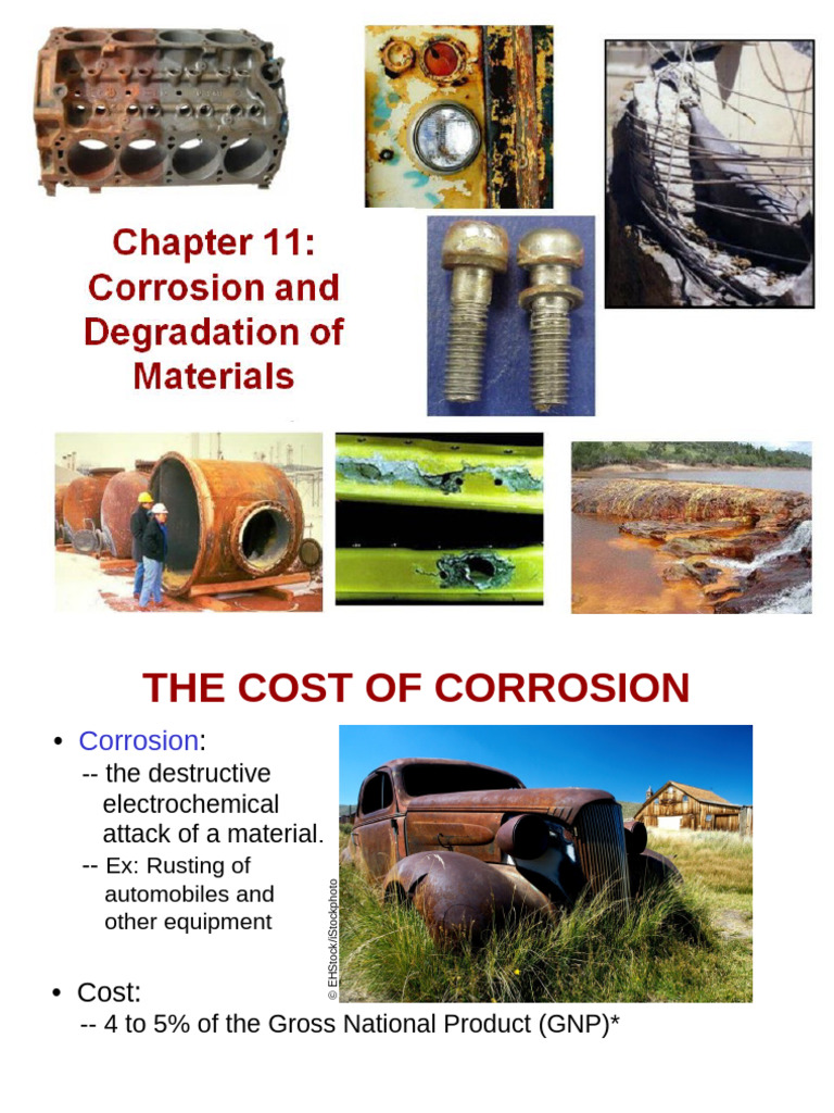 Chapter 11 Corrosion and Degradation of Materials | PDF | Redox | Corrosion