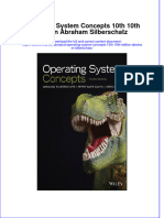 Operating System Concepts 10Th 10Th Edition Abraham Silberschatz Online Ebook Texxtbook Full Chapter PDF