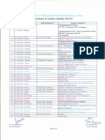 Academic and Activity Calendar 2023-24 11.08.2023