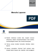 MENULIS LAPORAN PPT