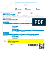 TQL Contact Info: Driver/Carrier Information Sheet TQL Po# 27757740