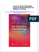 Ebook New Approach To Cultural Heritage Profiling Discourse Across Borders 1St Edition Le Cheng Online PDF All Chapter