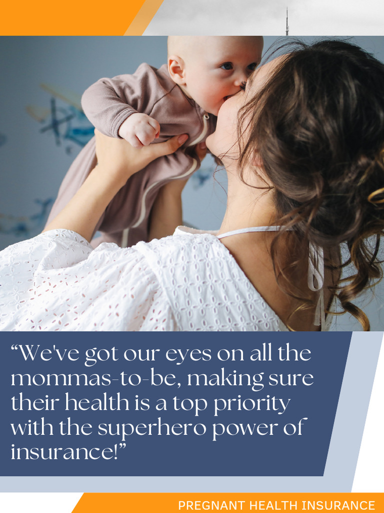 PREGNANT HEALTH INSURANCE PRODUCT PROPOSAL PDF Childbirth Pregnancy