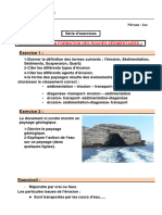 Formations Des Roches Sédimentaire 1AC