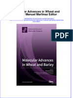 Ebook Molecular Advances in Wheat and Barley Manuel Martinez Editor Online PDF All Chapter