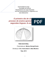 O Primeiro Día de Clase No Proceso