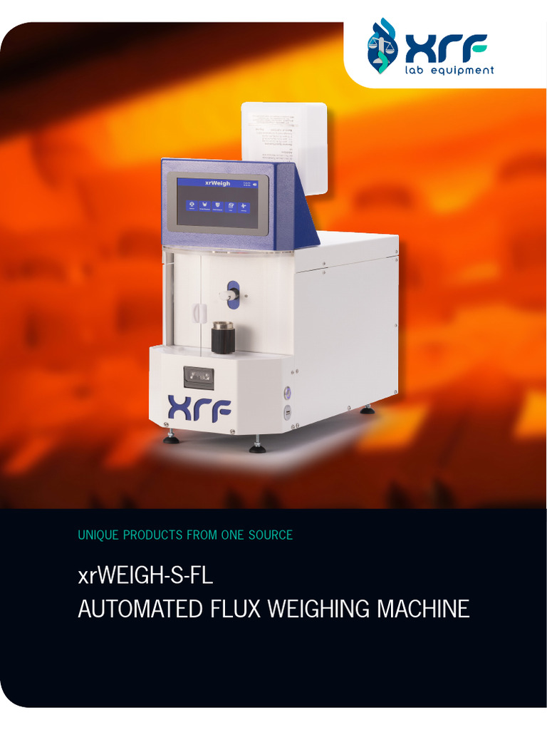 Automated Flux Weighing Solution | PDF | Touchscreen | Weighing Scale