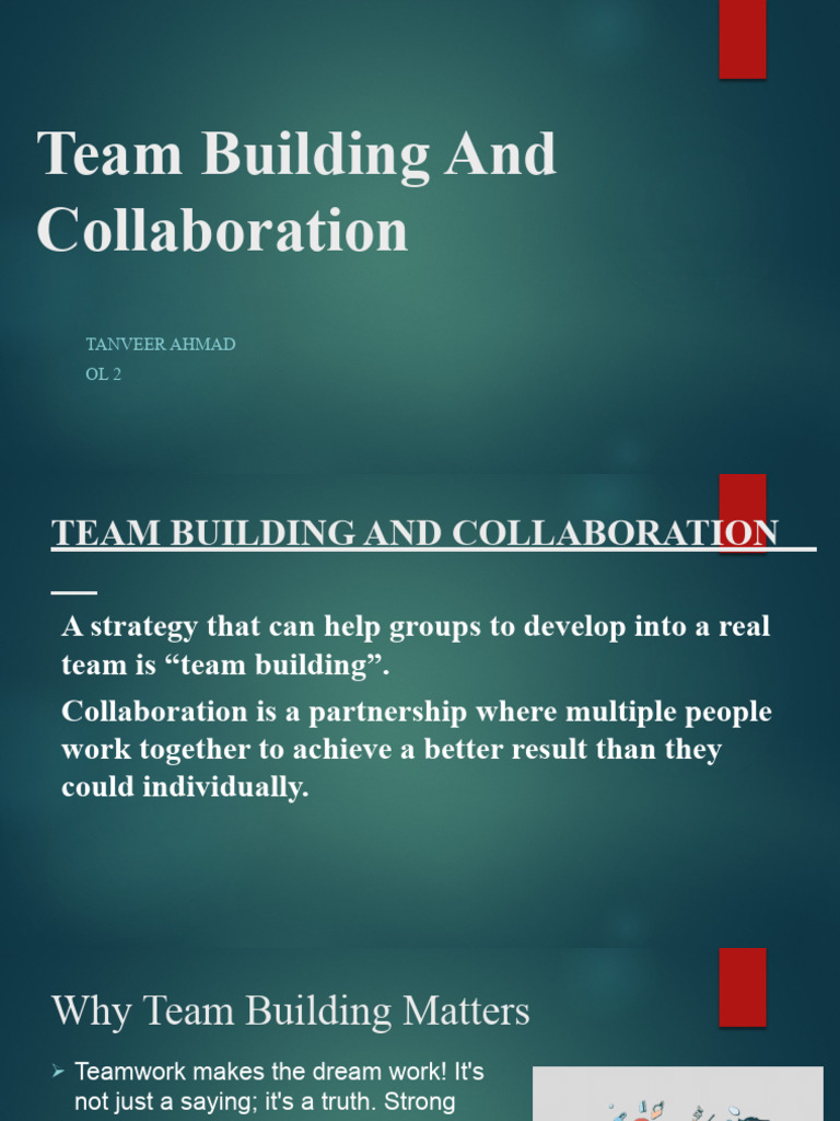 Team Building for Effective Collaboration | PDF
