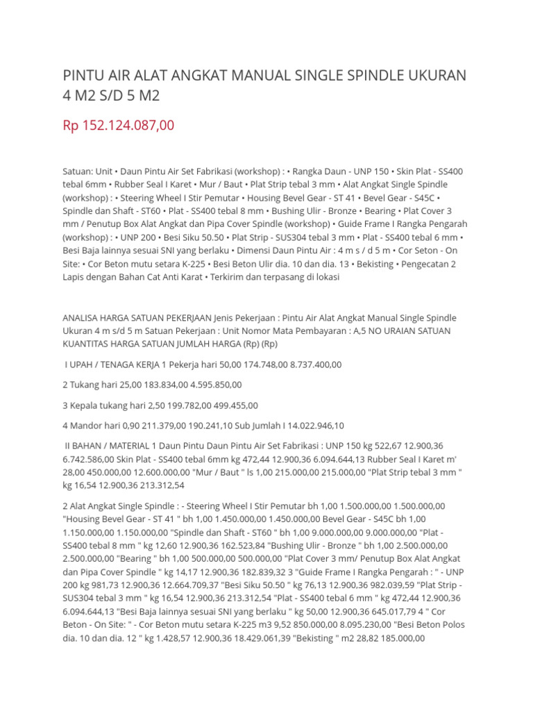 pintu-air-alat-angkat-manual-single-spindle-ukuran-4-m2-s-pdf