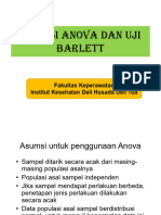 Asumsi Anova dan Uji Barlett