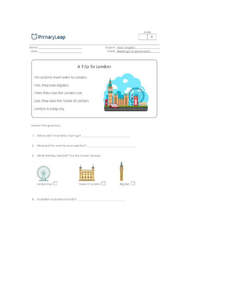 A Trip To London | PDF