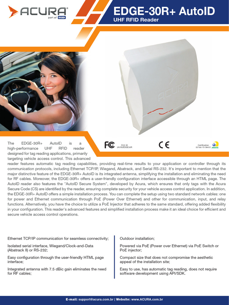Edge-30R+ AutoID Datasheet en | PDF | Computer Engineering ...