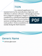 Calcium Gluconate