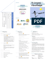 VII JORNADAS DE FIBROMIALGIA - FOLLETO