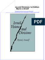 Ebook Israeli Visions and Divisions 1St Edition Myron J Arnoff Online PDF All Chapter