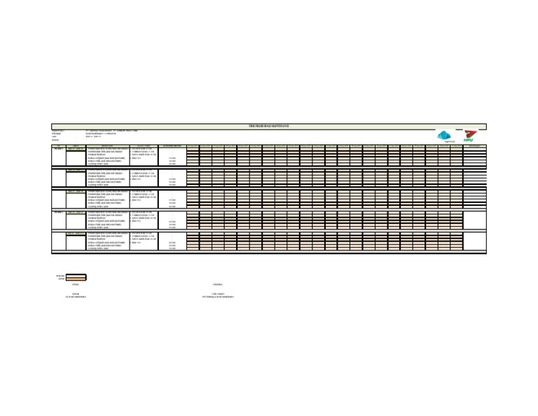 Rencana Pemeliharaan Jalan KM 34-54 | PDF