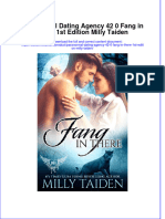 Ebook Paranormal Dating Agency 42 0 Fang in There 1St Edition Milly Taiden Online PDF All Chapter