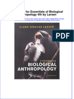 PDF Test Bank For Essentials of Biological Anthropology 4Th by Larsen Online Ebook Full Chapter