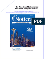 Ebook Notices of The American Mathematical Society 9Th Edition Philippe Zaouati Online PDF All Chapter