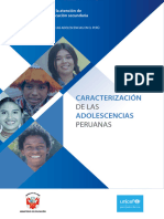 Caracterización de Las Adolescencias Peruanas