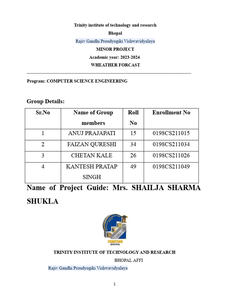Weather App Project Report | PDF | Dynamic Web Page | Java Script