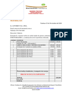 Proforma 33639 Sr. Automet (Torre Rumiñahui - Arbol Giratorio - Columpio - Piezas)