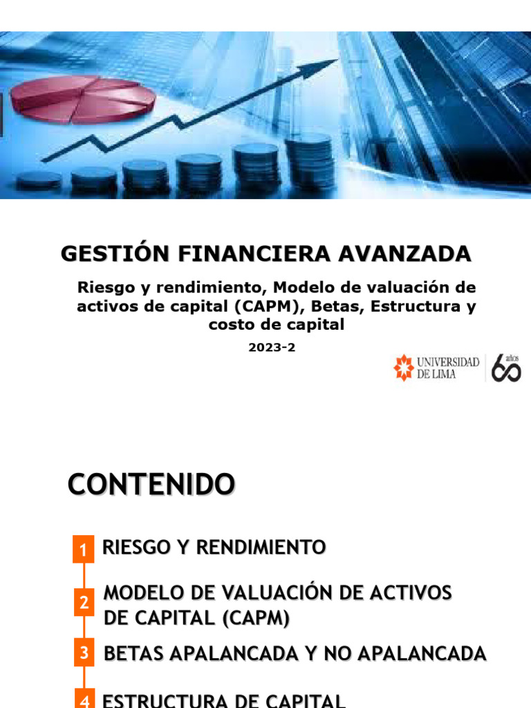 Riesgo y Rendimiento. CAPM Betas Costo y Estructura de Capital | PDF ...