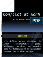 Conflict at Work: By: Jul Akbar L. Jamiri