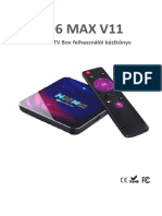 H96 MAX V11 TV Box felhasználói kézikönyv 2023-09-07