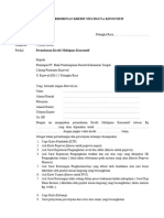 Permohonan Kredit Multiguna Konsumtif RJW New