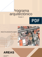 Programa Arquitectónico