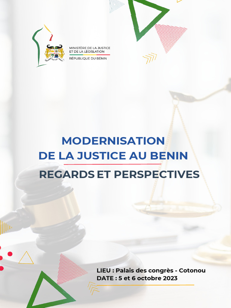 Modernisation de la justice au Bénin | PDF | Justice | Crime et violence