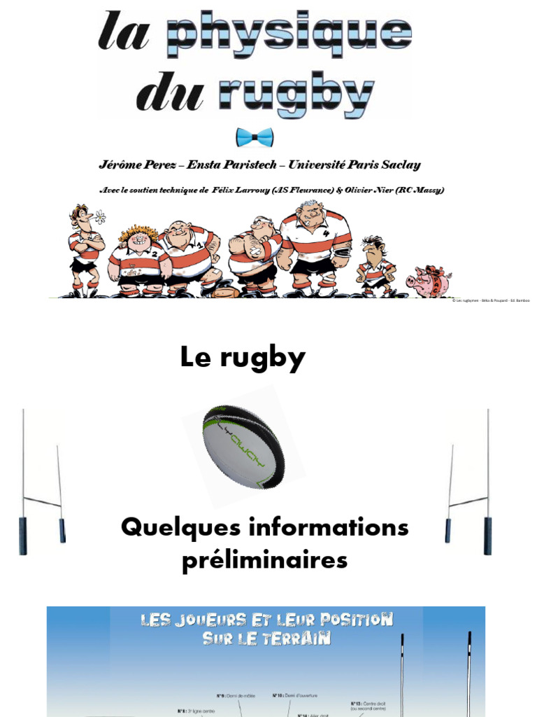 Règles et fondamentaux du rugby | PDF | Rugby à XV | Rugby (sport)