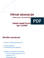 Hitrost Absorpcije