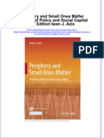Periphery and Small Ones Matter Interplay of Policy and Social Capital 1St Edition Iwan J Azis Online Ebook Texxtbook Full Chapter PDF