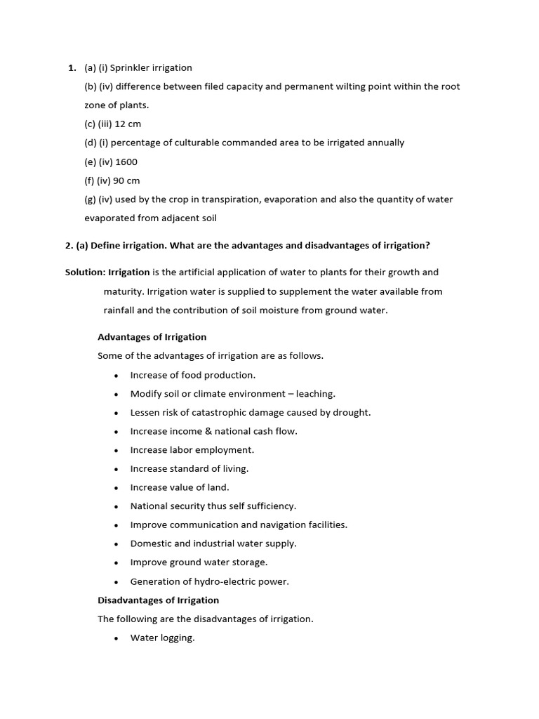 Irrigation visual data 5